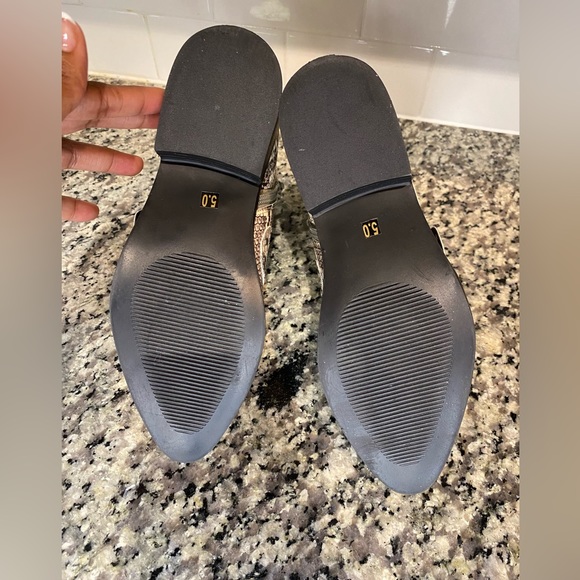 Steven New York Wms Harmon Snakeprint Ankle Boots Sz 5 - Picture 8 of 8